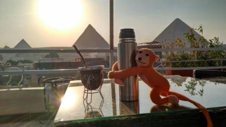 Horus Guest House Pyramids View2